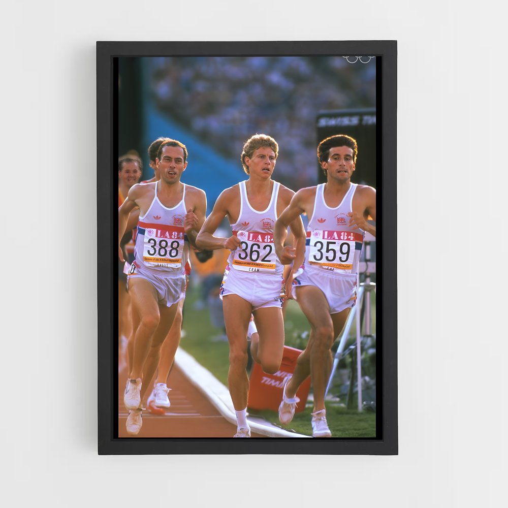 Poster Steve ovett – affiche Athlétisme (vue 2)